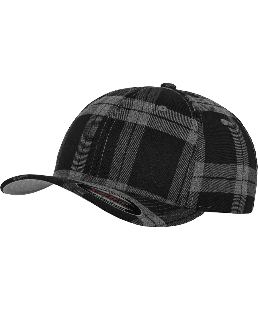 Flexfit tartan plaid (6197) – Black/Grey