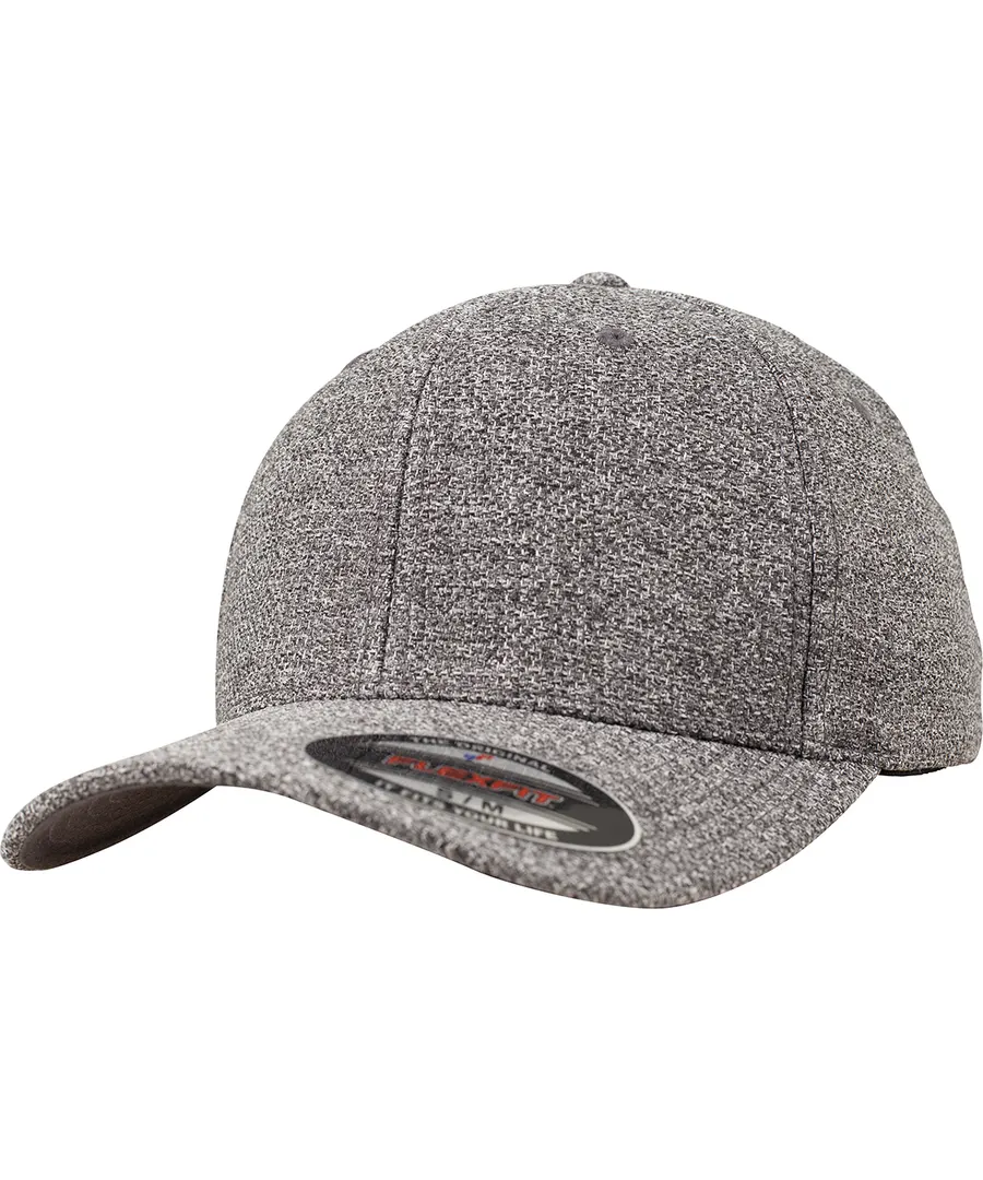 Flexfit melange cap (6355) – Dark Heather Grey