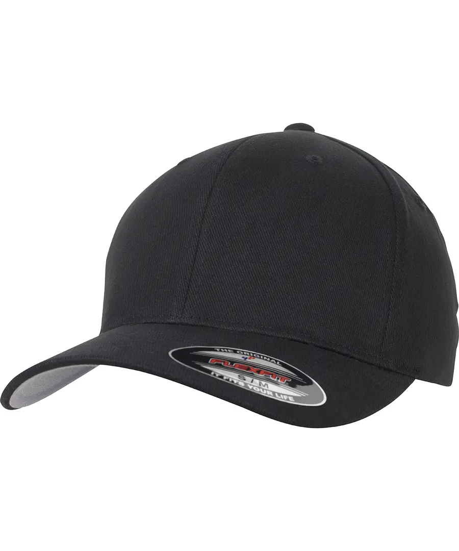 Flexfit brushed twill (6377) – Black