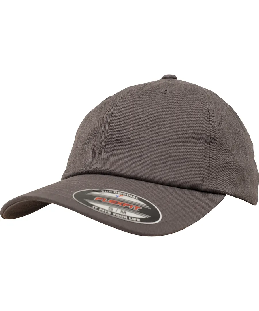 Flexfit cotton twill dad cap (6745) – Dark Grey