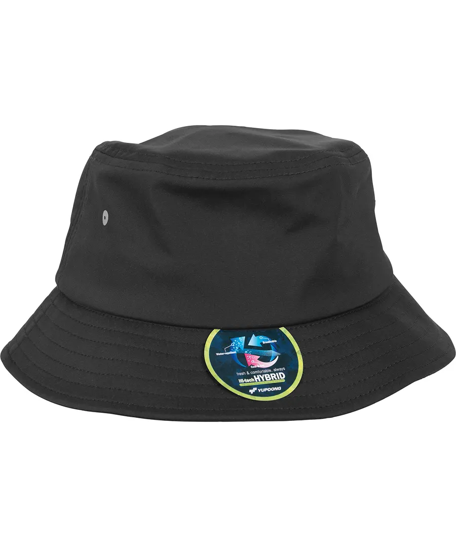 Nylon bucket hat (5003N) – Black