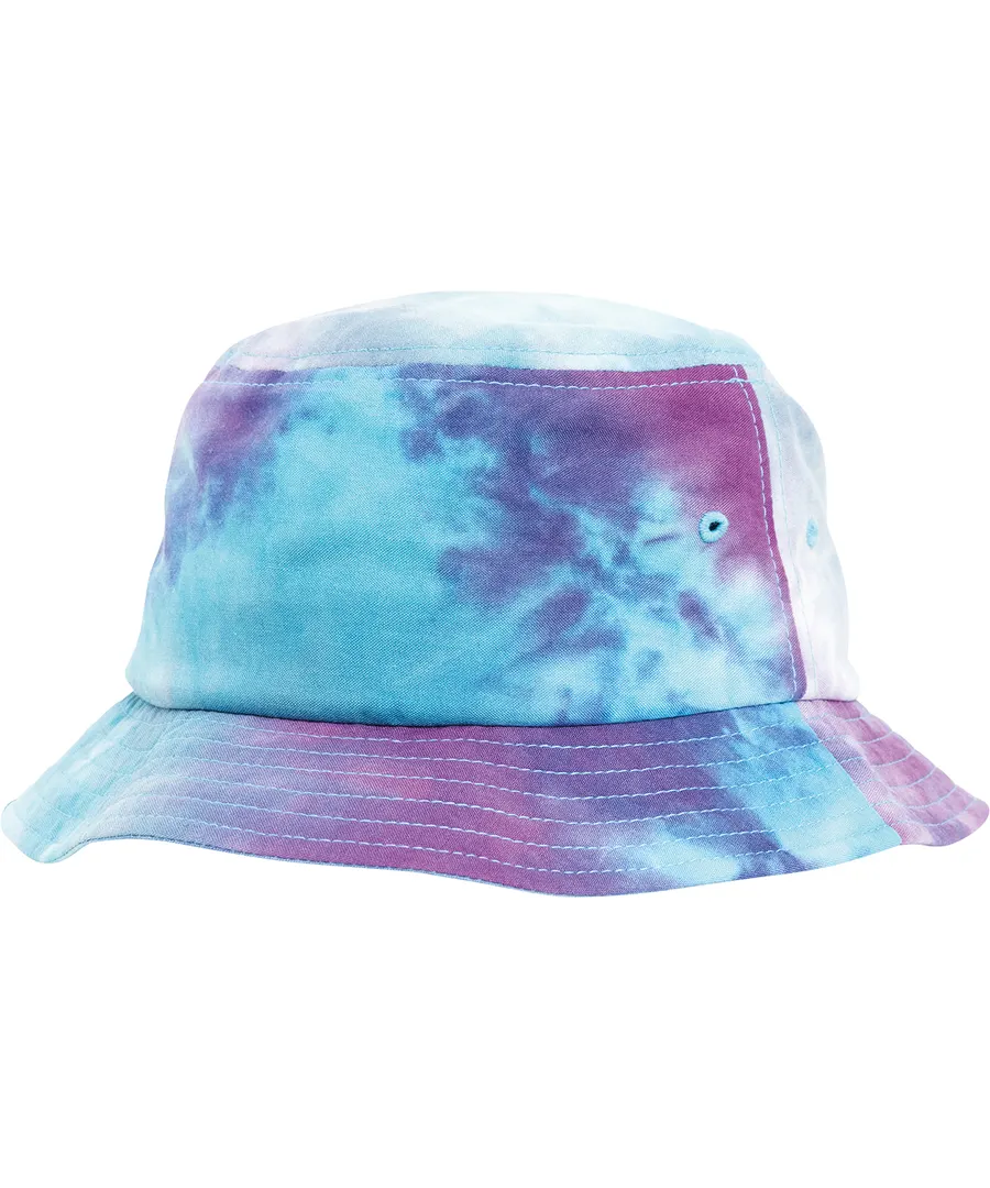 Festival print bucket hat (5003TD) – Purple Turquoise