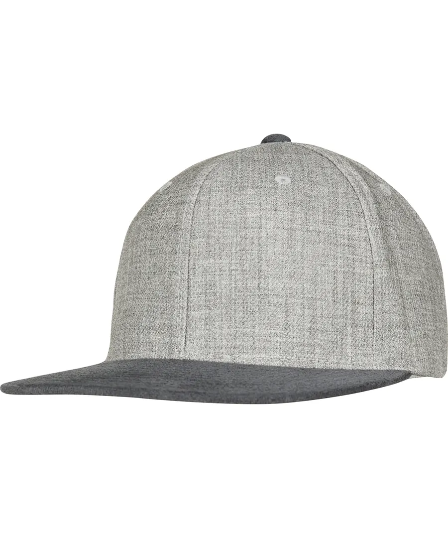 Melange velour snapback (6089VM) – Grey/Grey