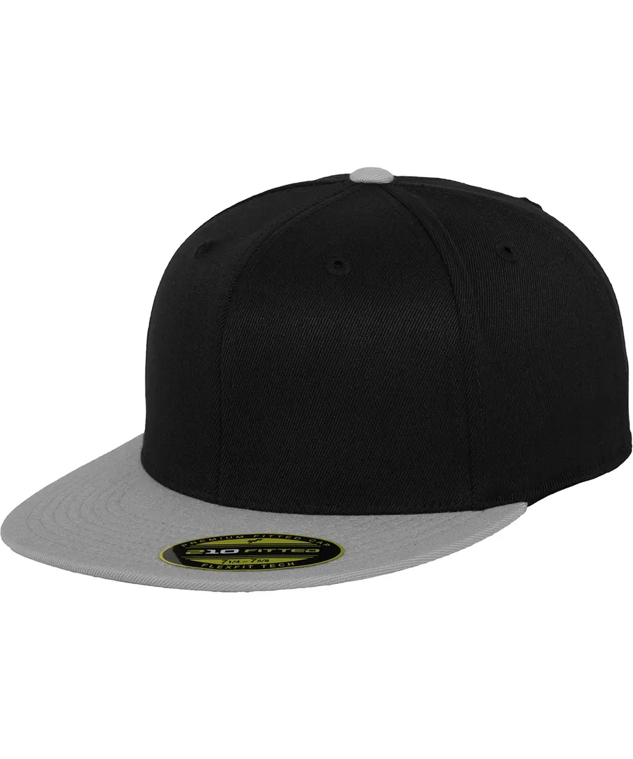 Premium 210 fitted 2-tone (6210T) – Black/Grey