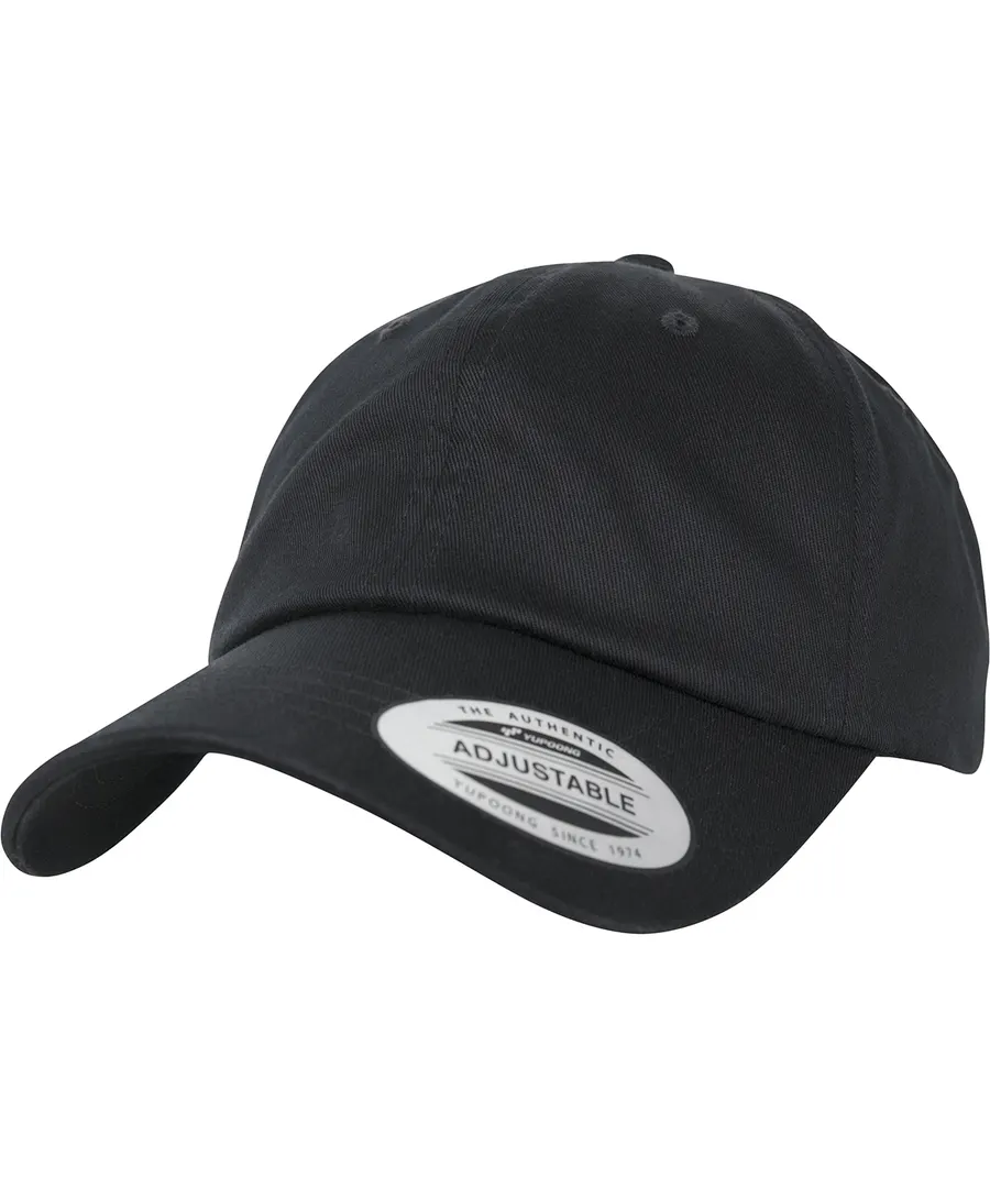Low-profile organic cotton cap (6245OC) – Black
