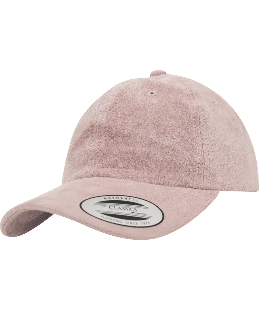 Low-profile velours cap (6245VC) – Light Rose