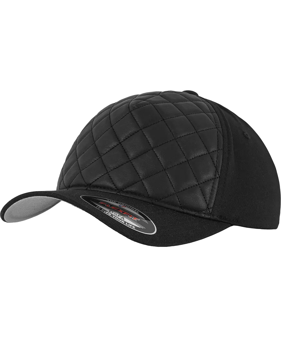Diamond quilted Flexfit (6277Q) – Black