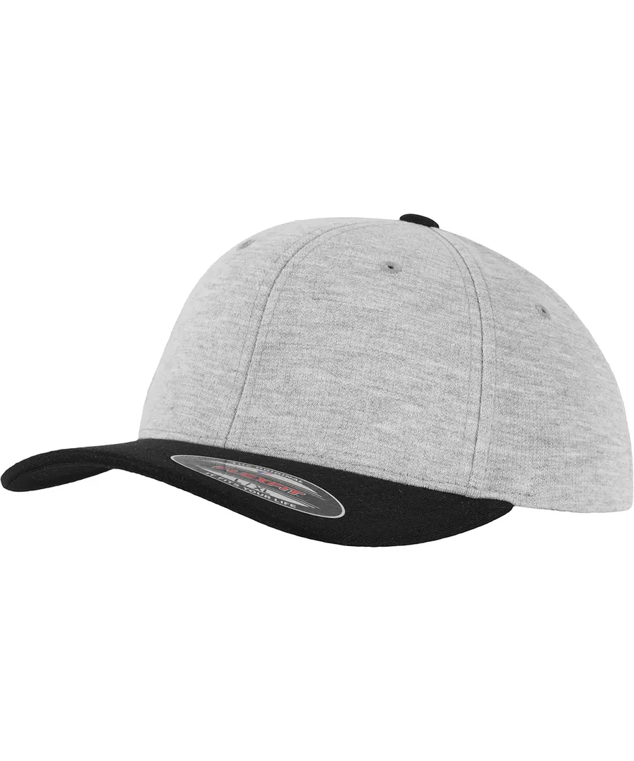 Flexfit double Jersey 2-tone (6778T) – Grey/Black