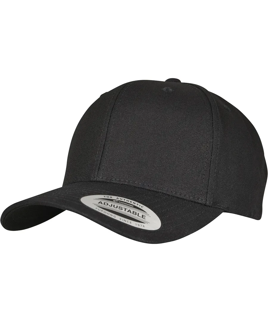 6-panel curved metal snap (7708MS) – Black