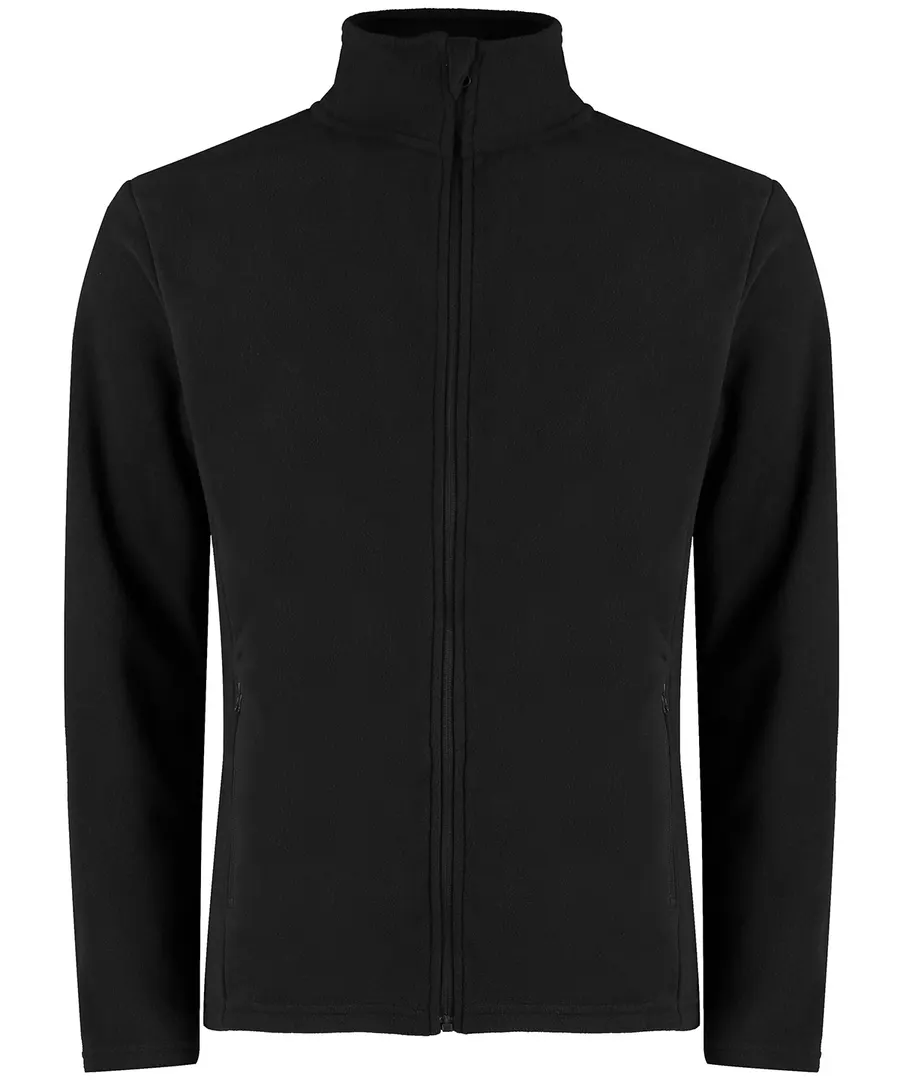 Regular fit corporate microfleece – Black