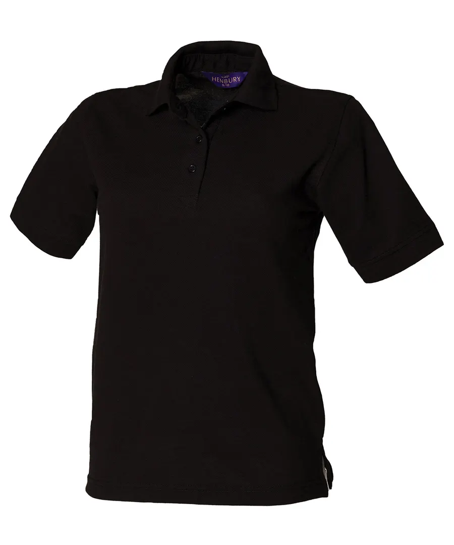 Women's 65/35 polo shirt – Black