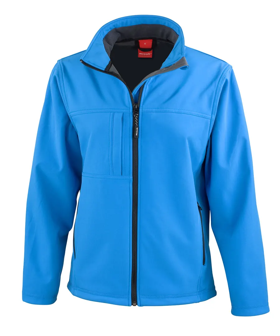 Women's classic softshell jacket – Azure