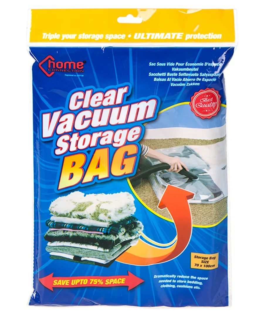 Clear vacuum storage bag – Standard