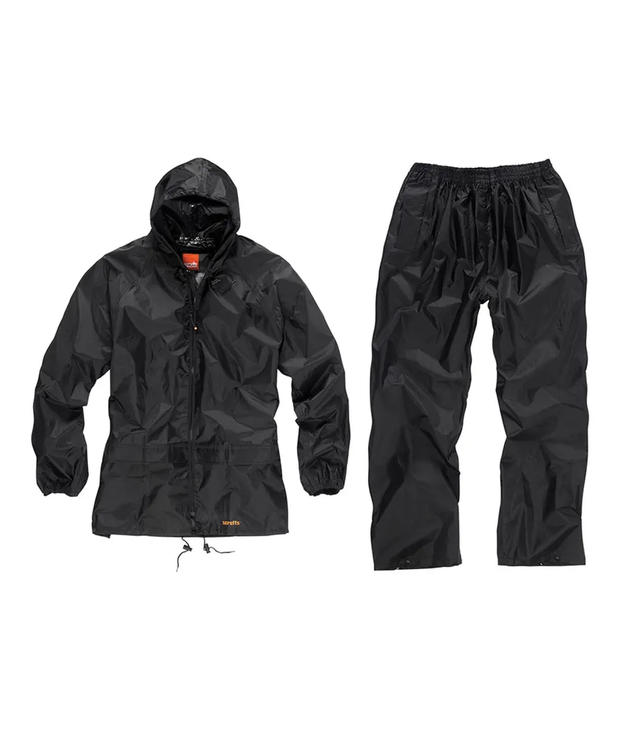 2-piece waterproof suit – Black