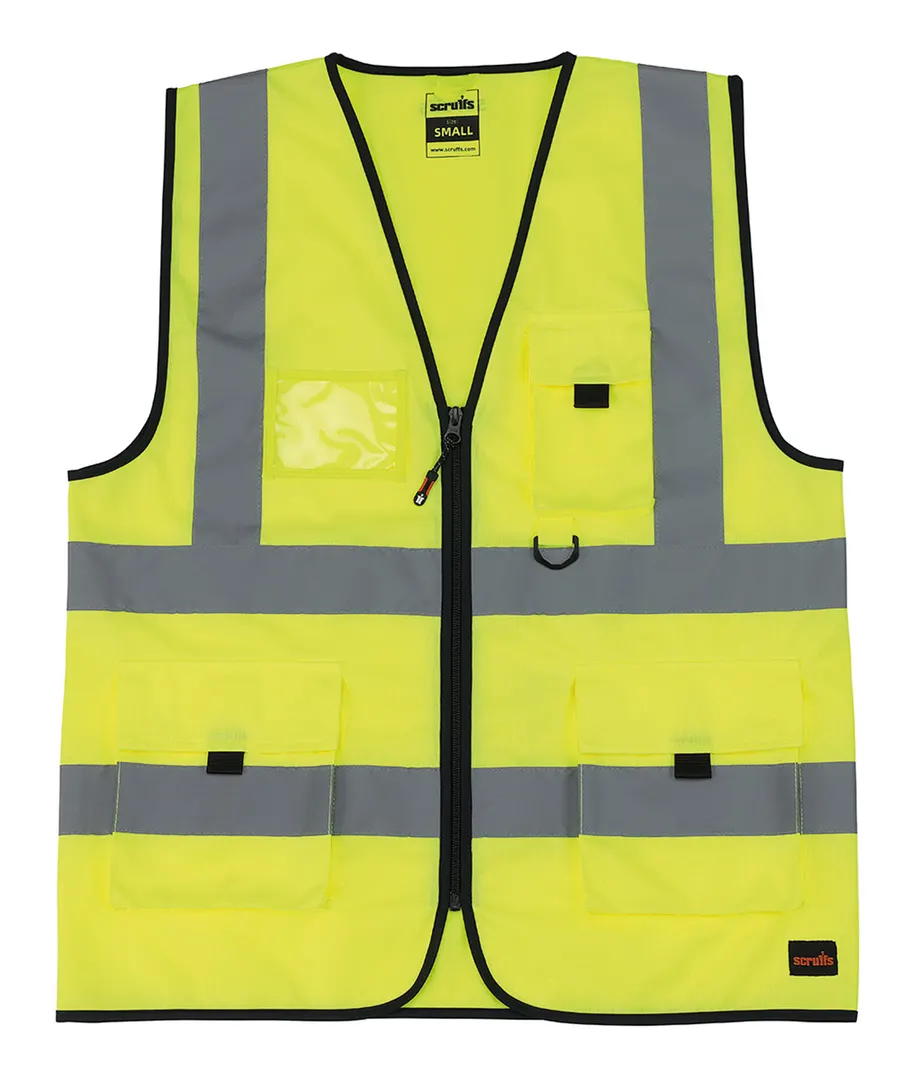 High-visibility technical vest – Yellow