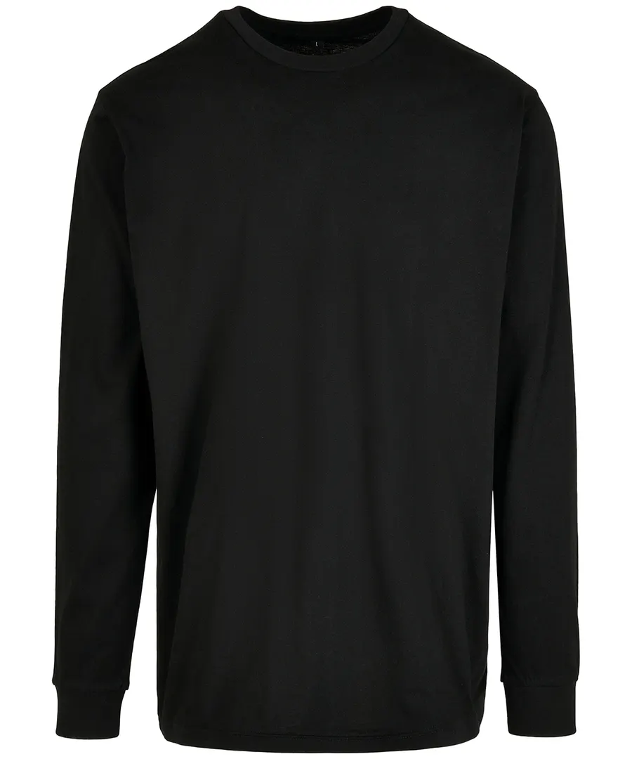 Organic long sleeve with cuff rib – Black