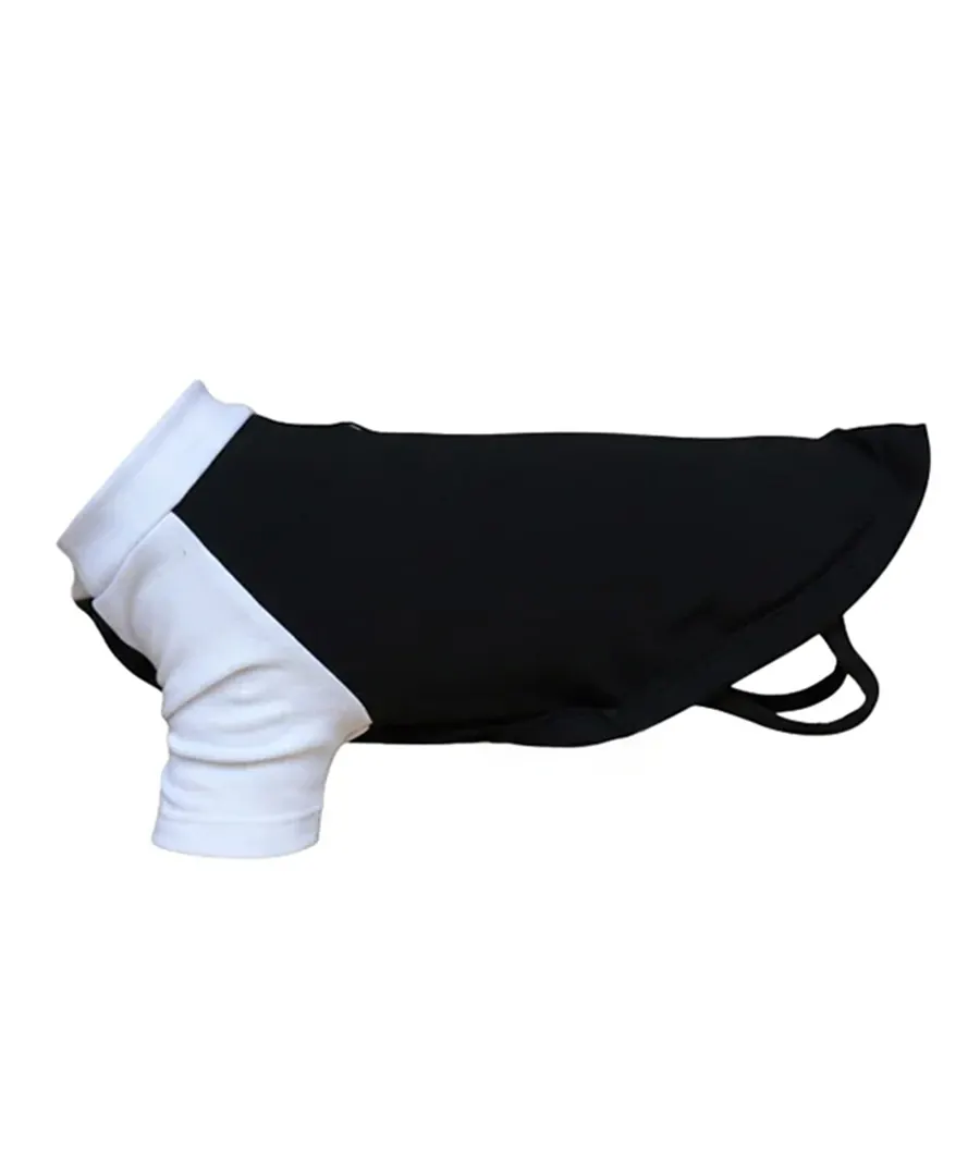 Dog’s raglan t-shirt – Black/White