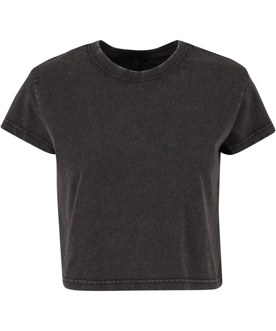 Women’s vintage cropped tee – Black