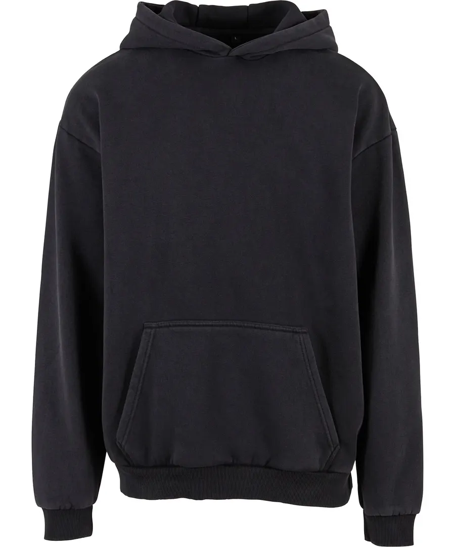 Vintage heavy hoodie – Black