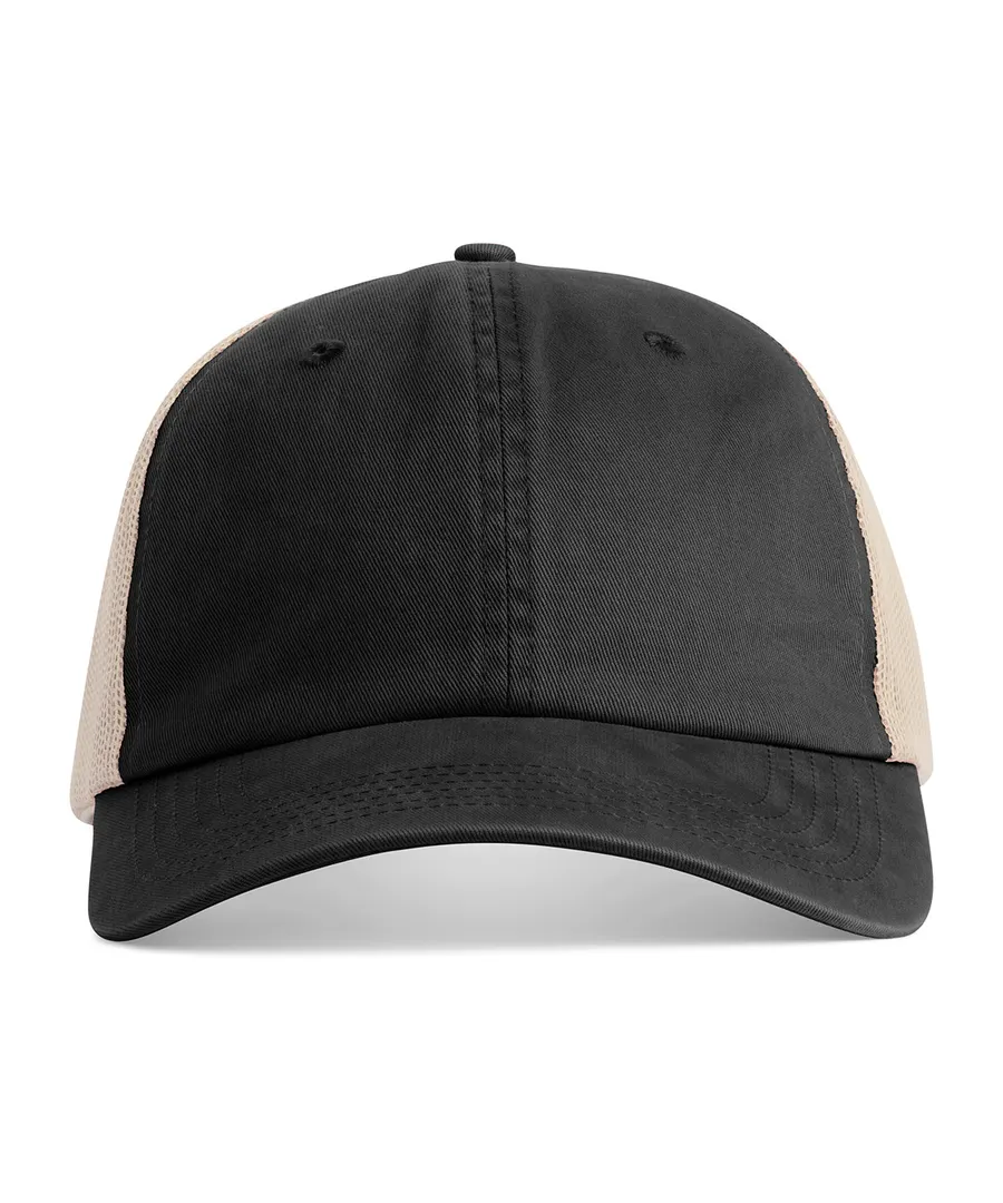 Sunwashed trucker cap – Black