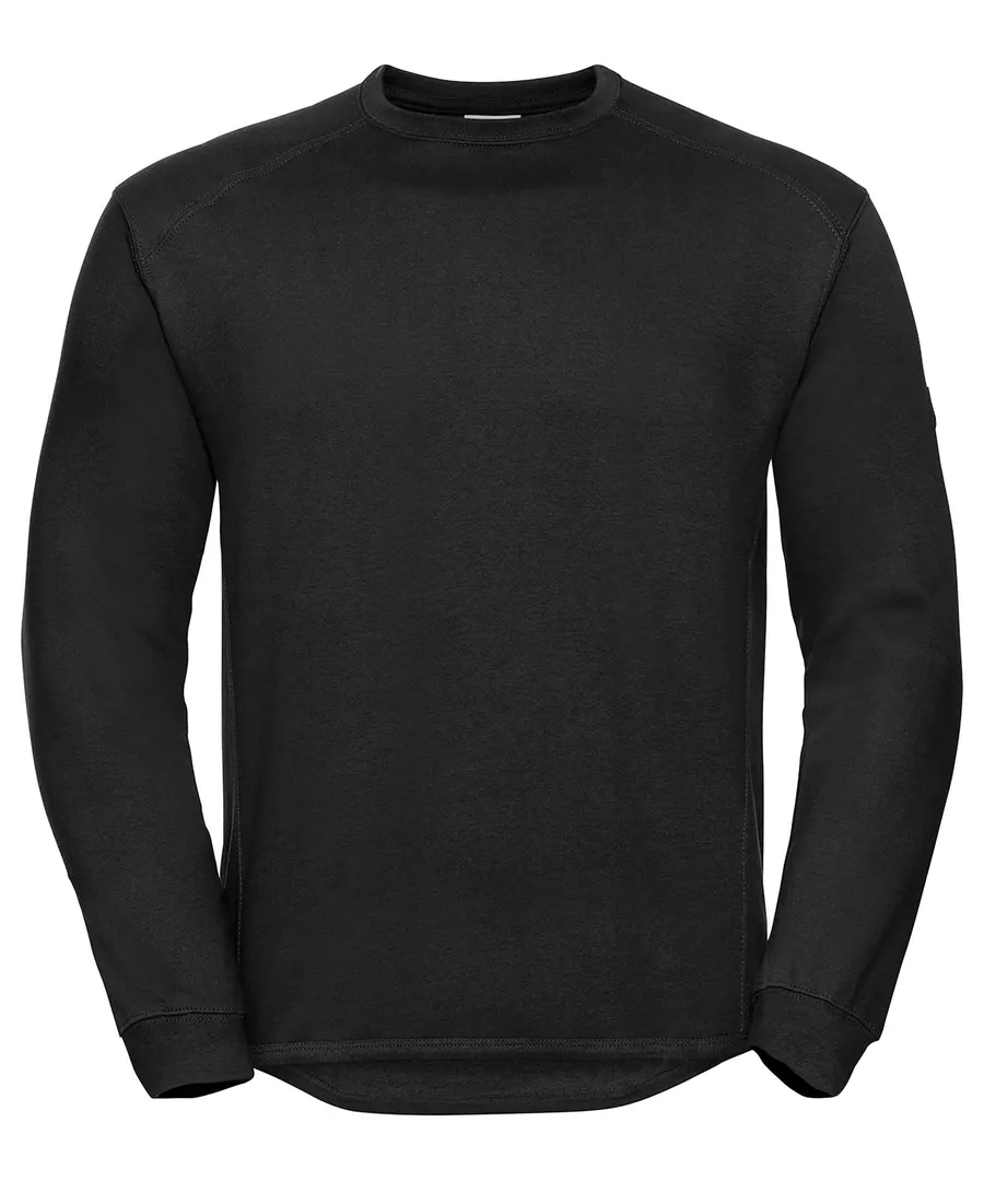 Heavy-duty crew neck sweatshirt – Black