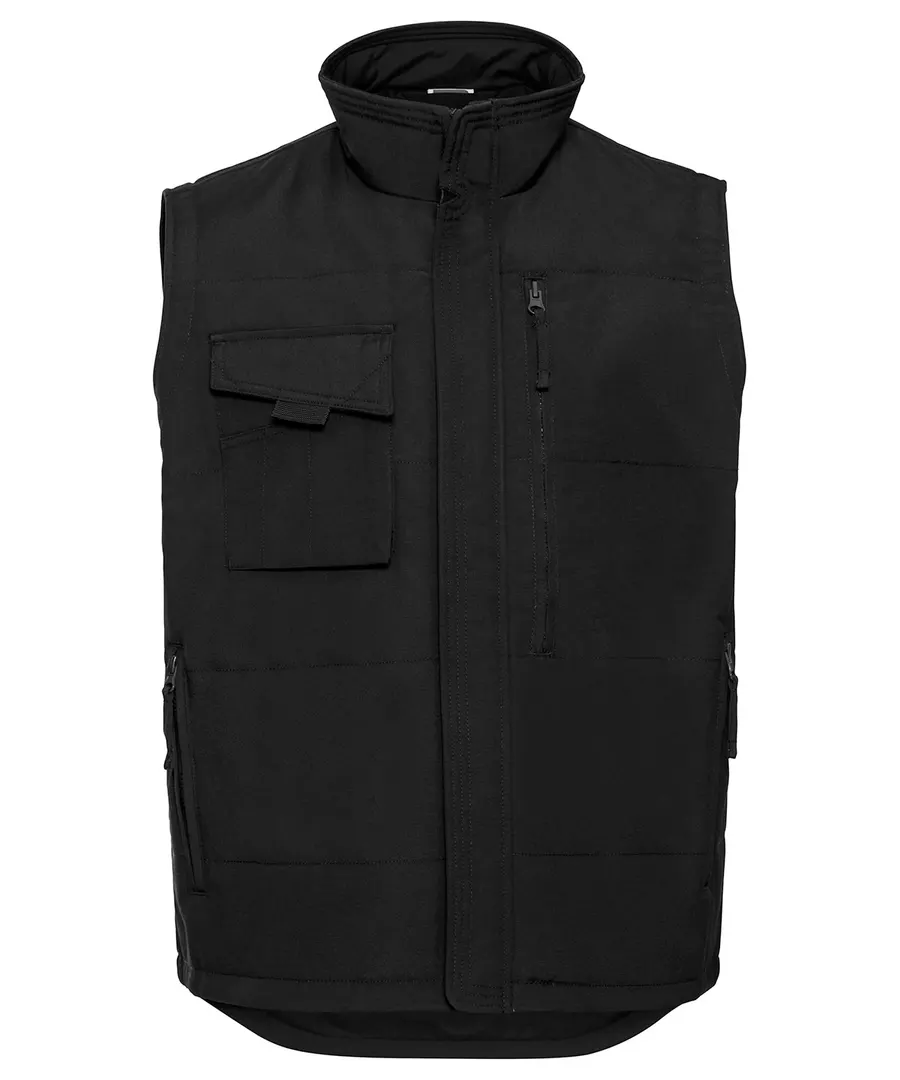Heavy-duty gilet – Black
