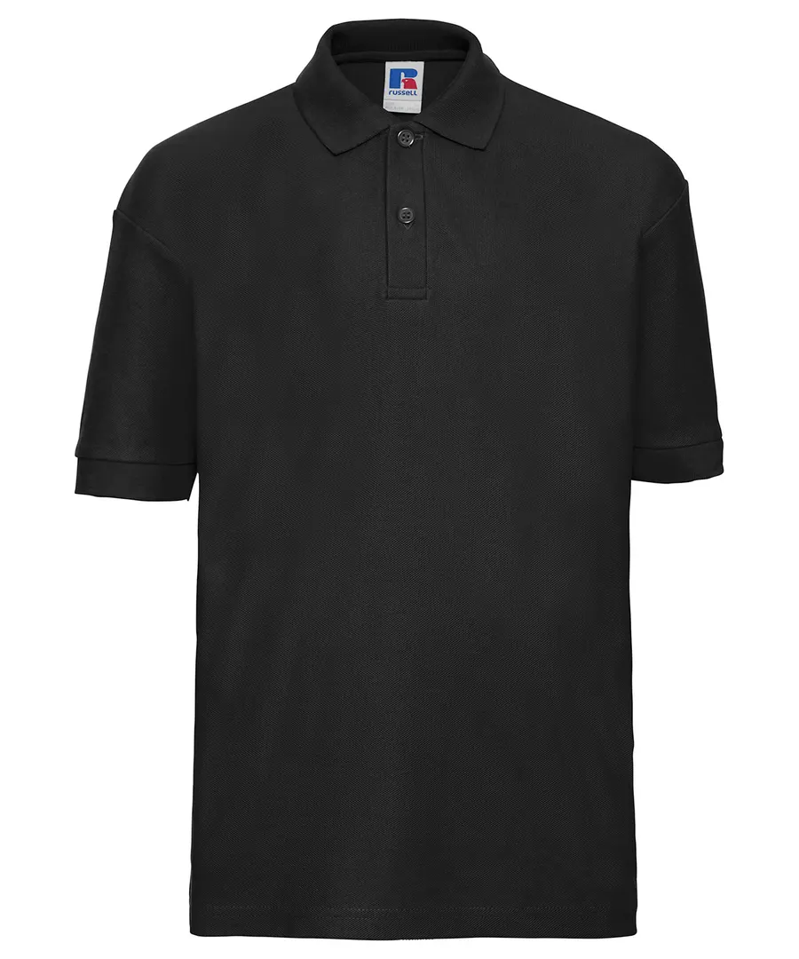 Kids polo shirt – Black