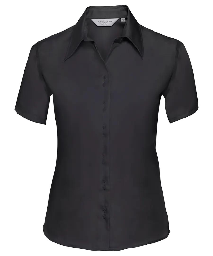 Women's short sleeve ultimate non-iron shirt – Black