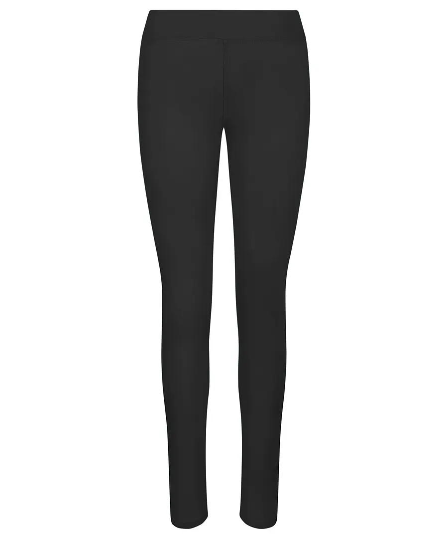 Women's cool workout leggings – Jet Black