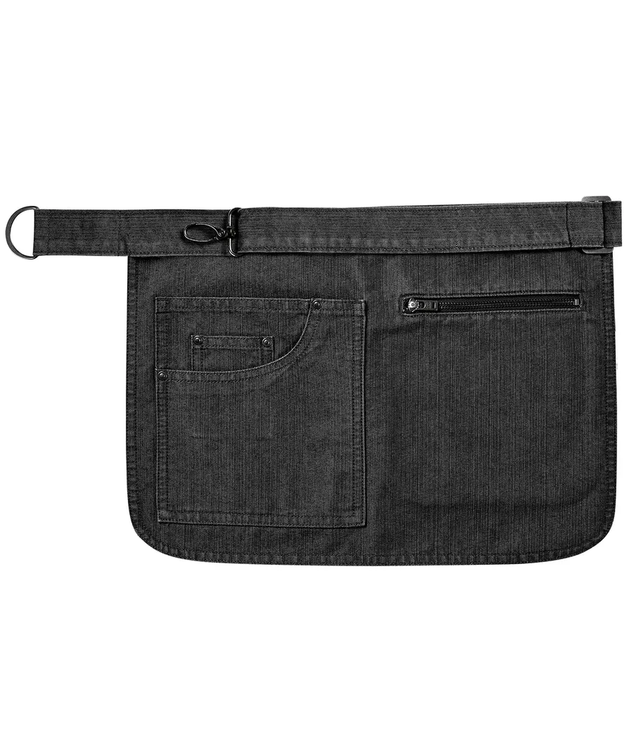 Metro utility hip apron – Black Denim
