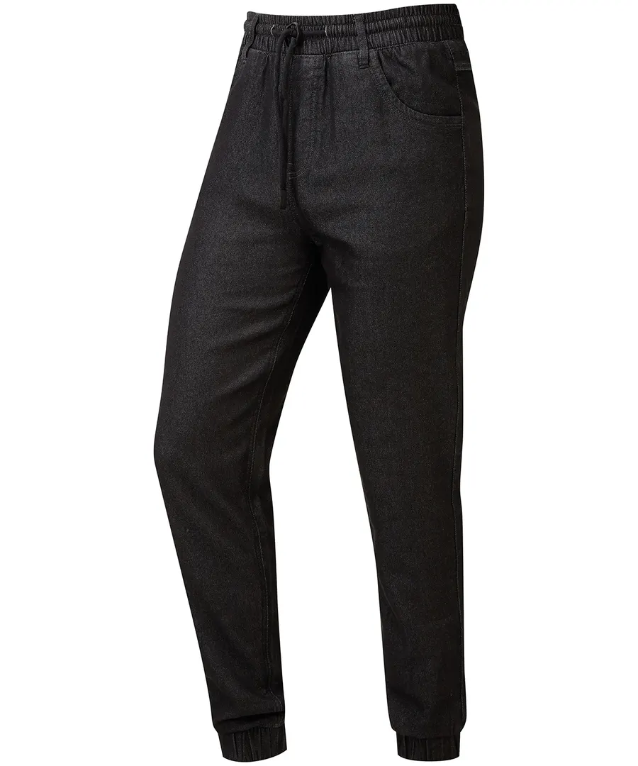 Chef's artisan jogger bottoms – Black Denim