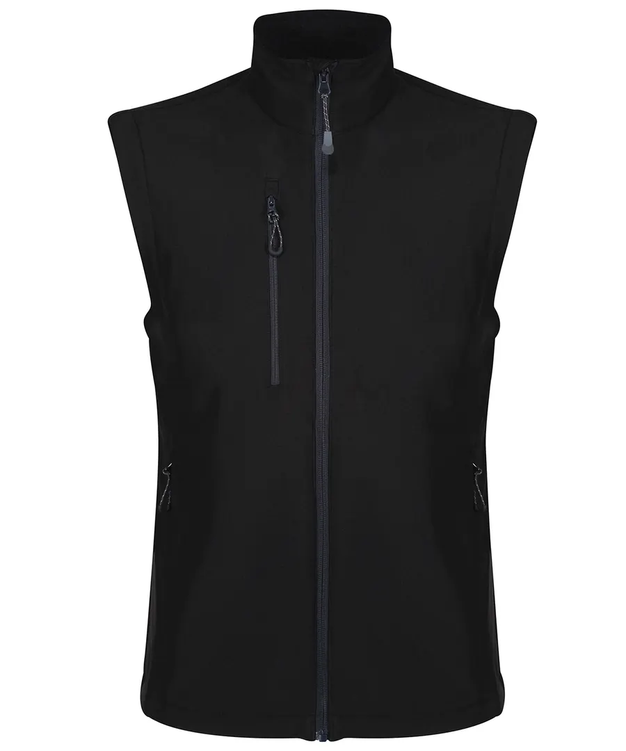 Honestly Made recycled softshell bodywarmer – Black