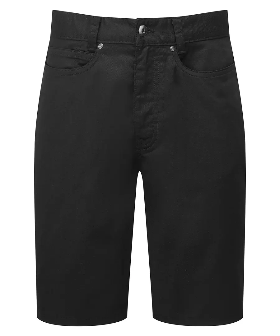 Performance chino shorts – Black