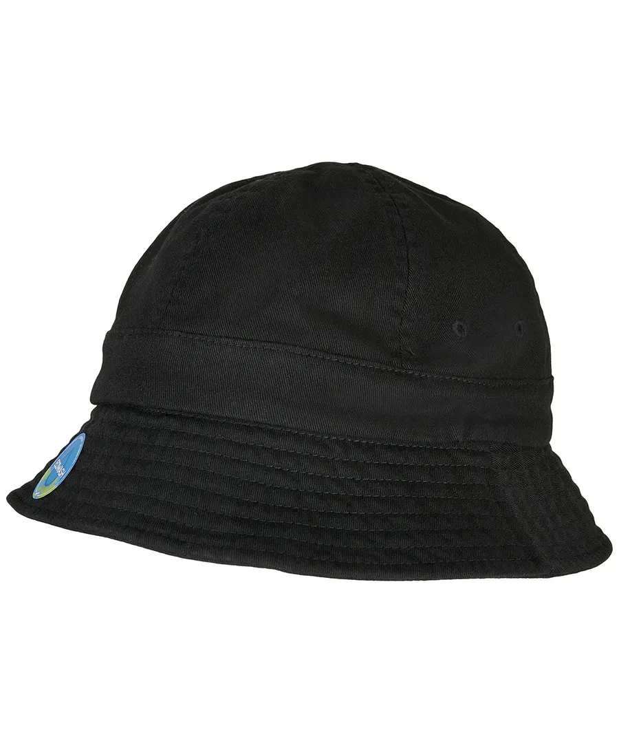 Eco washing flexfit no top tennis hat – Black