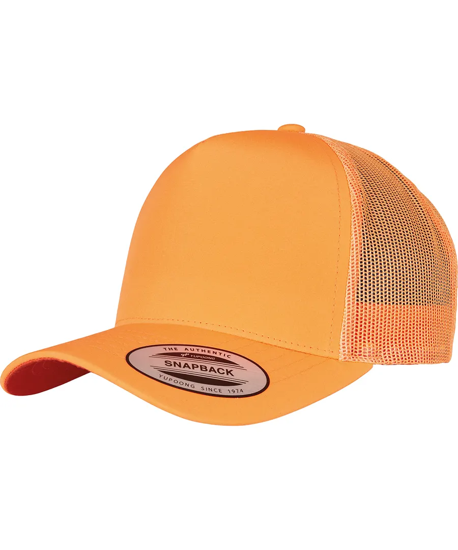 Neon retro trucker (6506NT) – Neon Orange