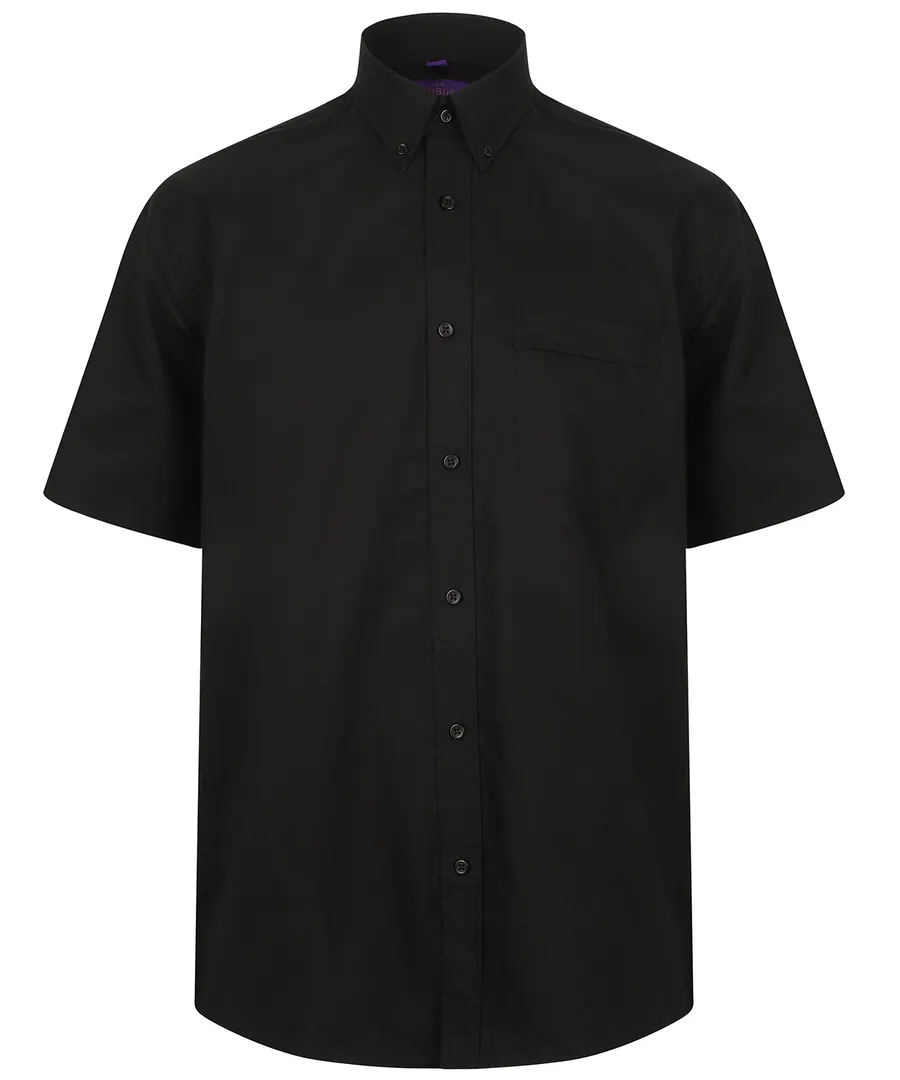 Wicking antibacterial short sleeve shirt – Black
