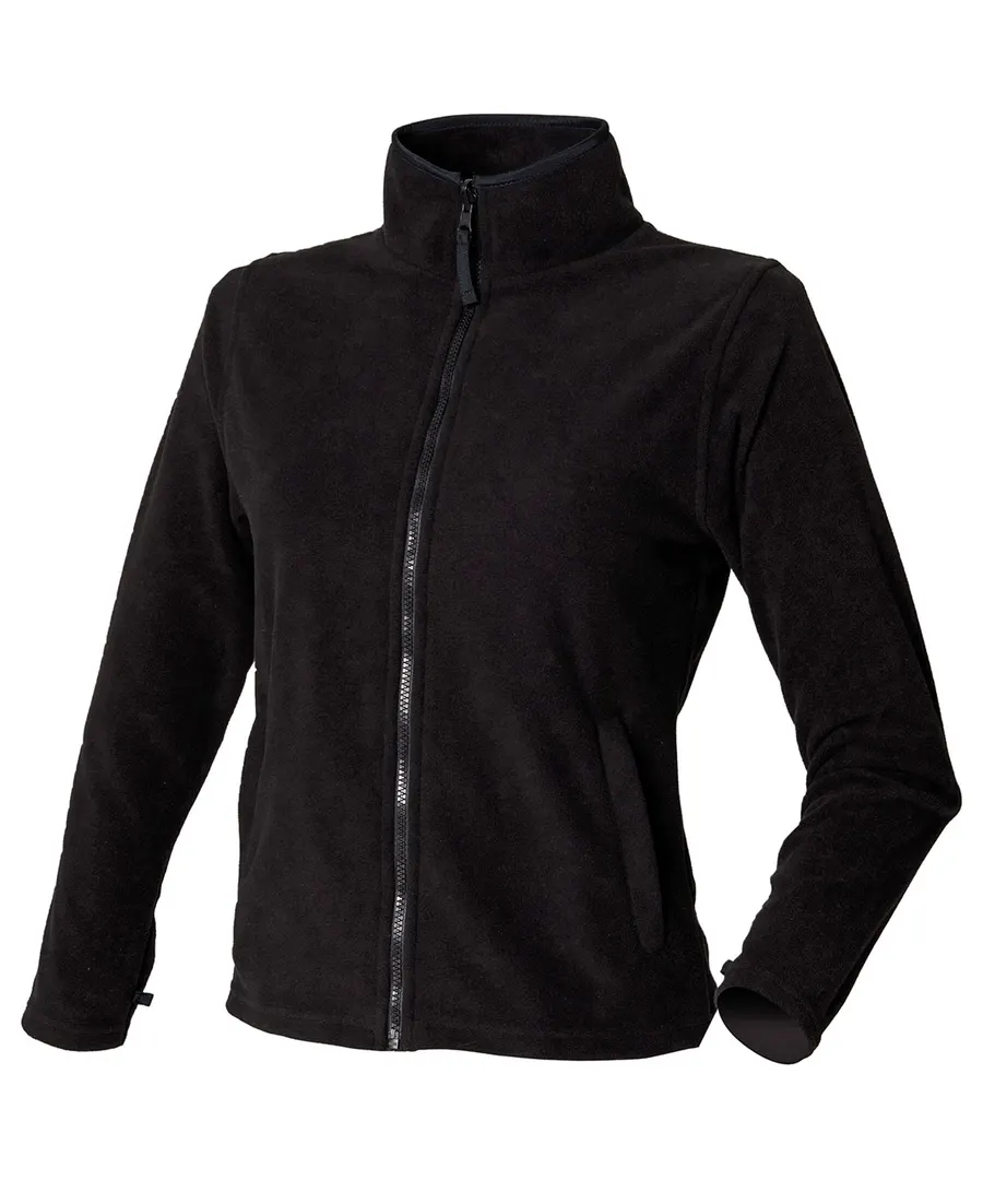 Women's microfleece jacket – Black