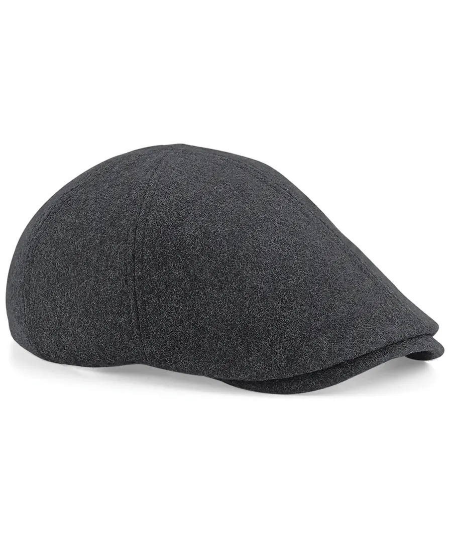 Melton wool ivy cap – Charcoal Marl