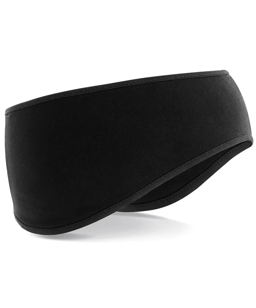 Softshell sports tech headband – Black