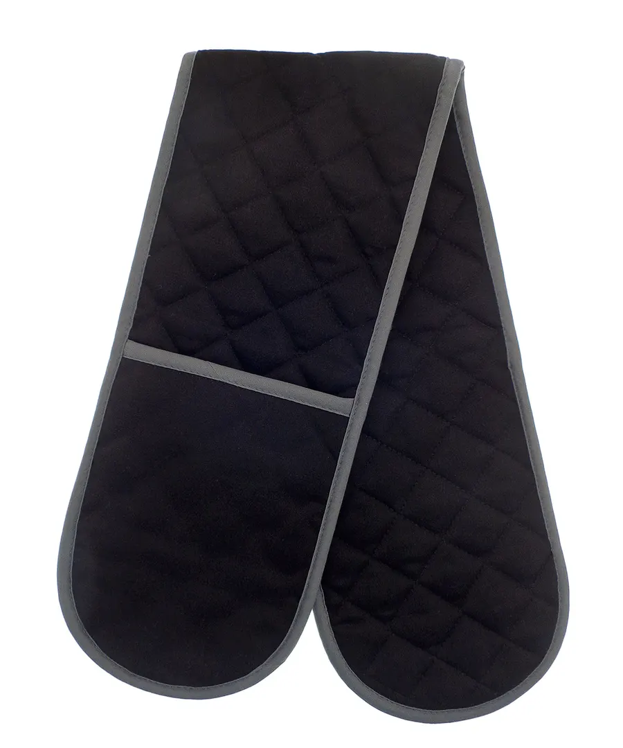 Pro Chef double oven glove – Black/Black