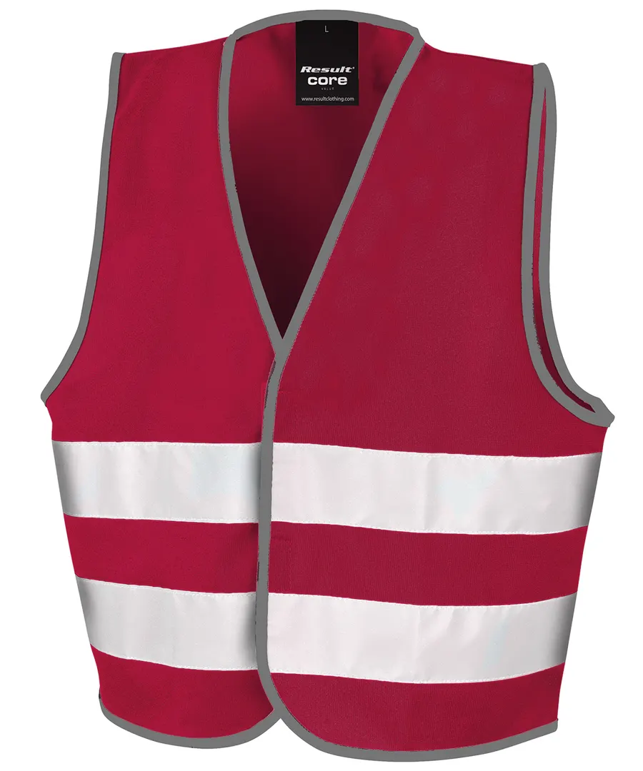 Core junior vest – Burgundy