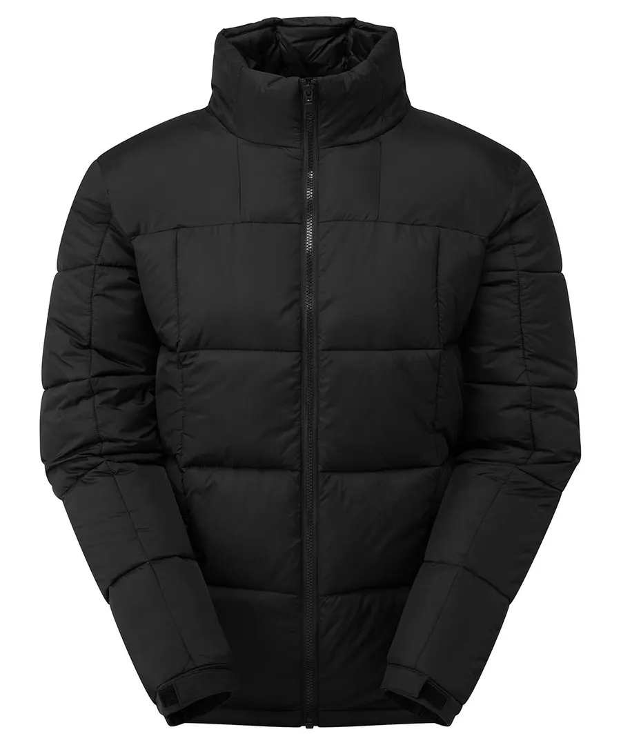 Fourteener box quilt jacket – Black/Black