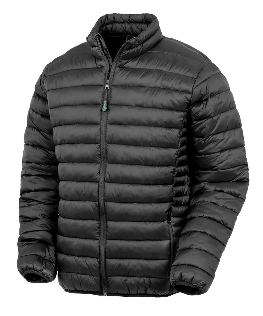 Recycled padded jacket – Black