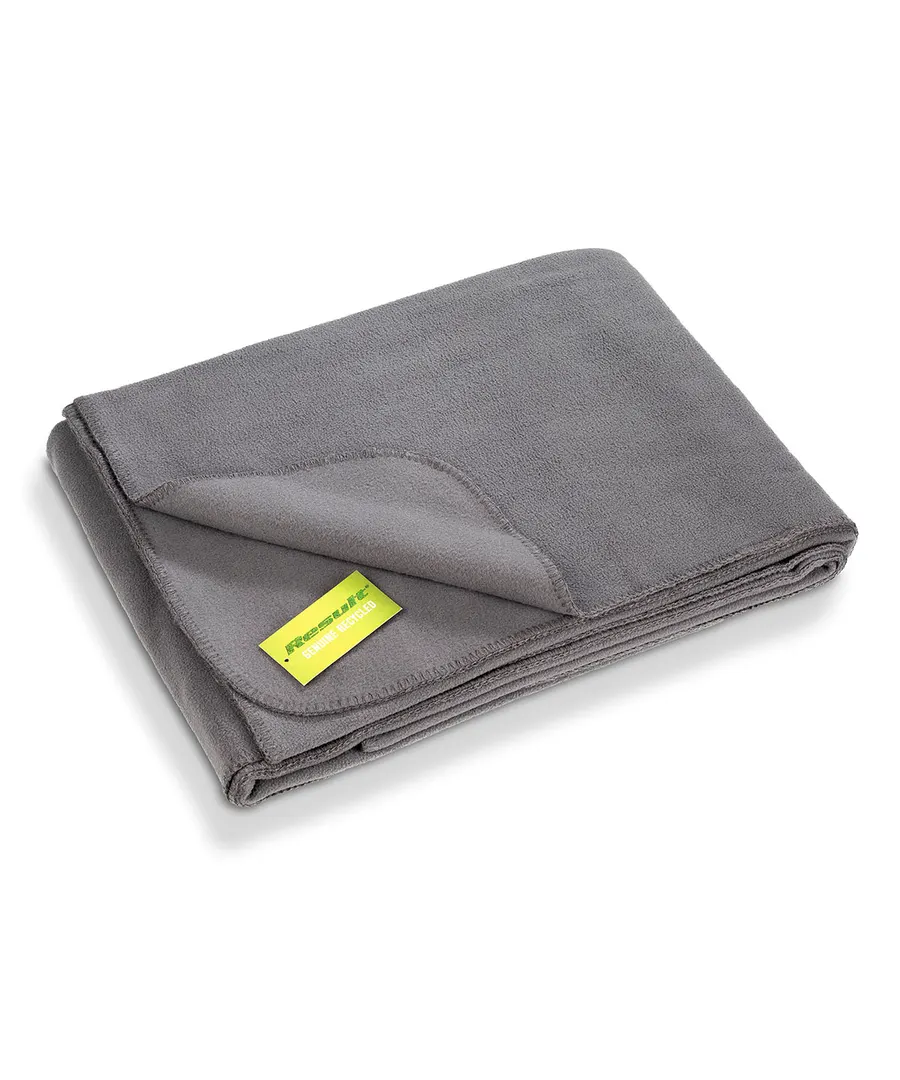 Recycled fleece blanket – Grey