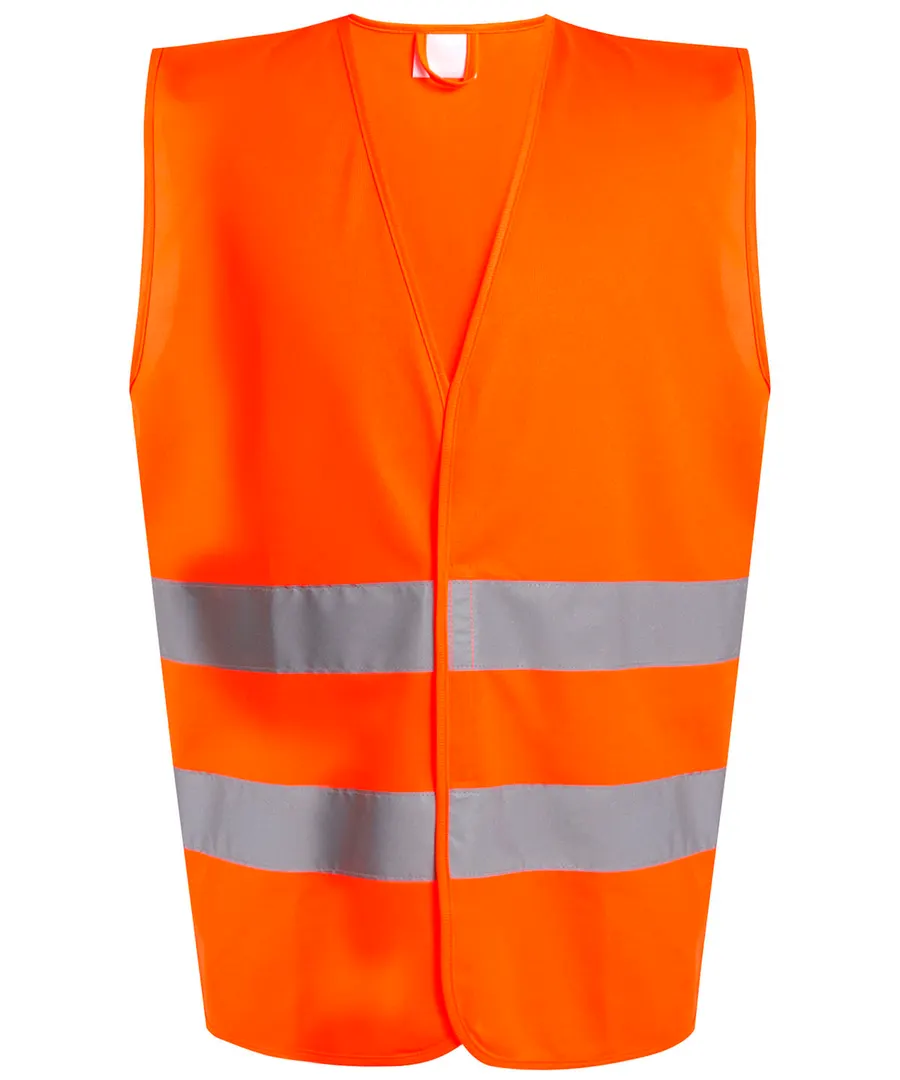 Pro hi-vis two-band easy print vest – Orange