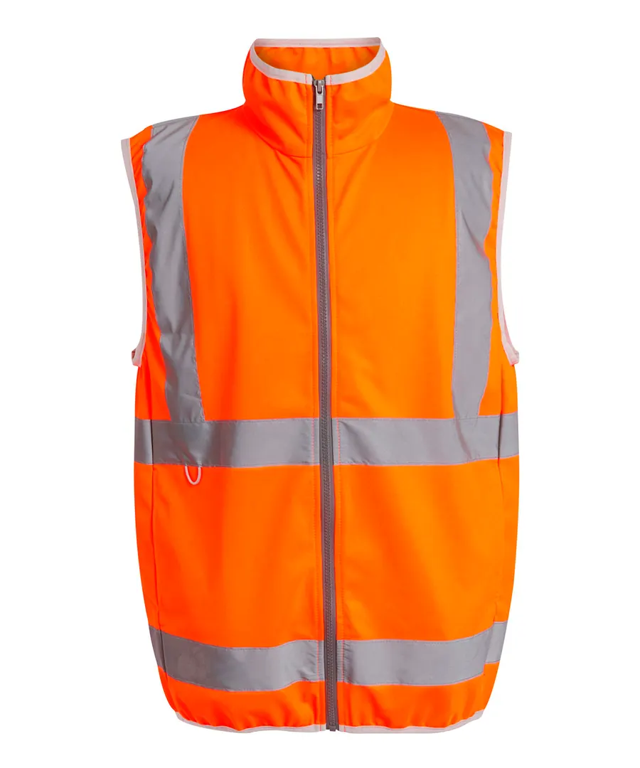 Pro hi-vis full-zip gilet – Orange
