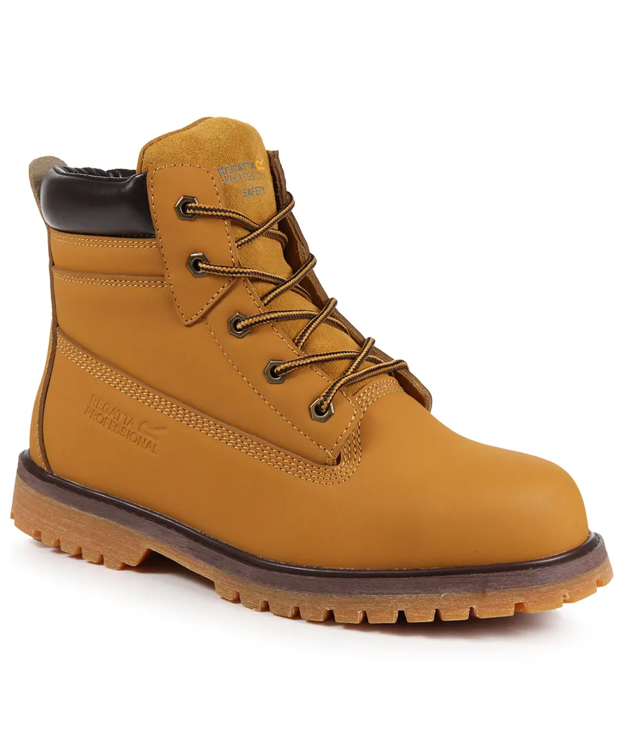 Expert S1P honey safety boots – Honey