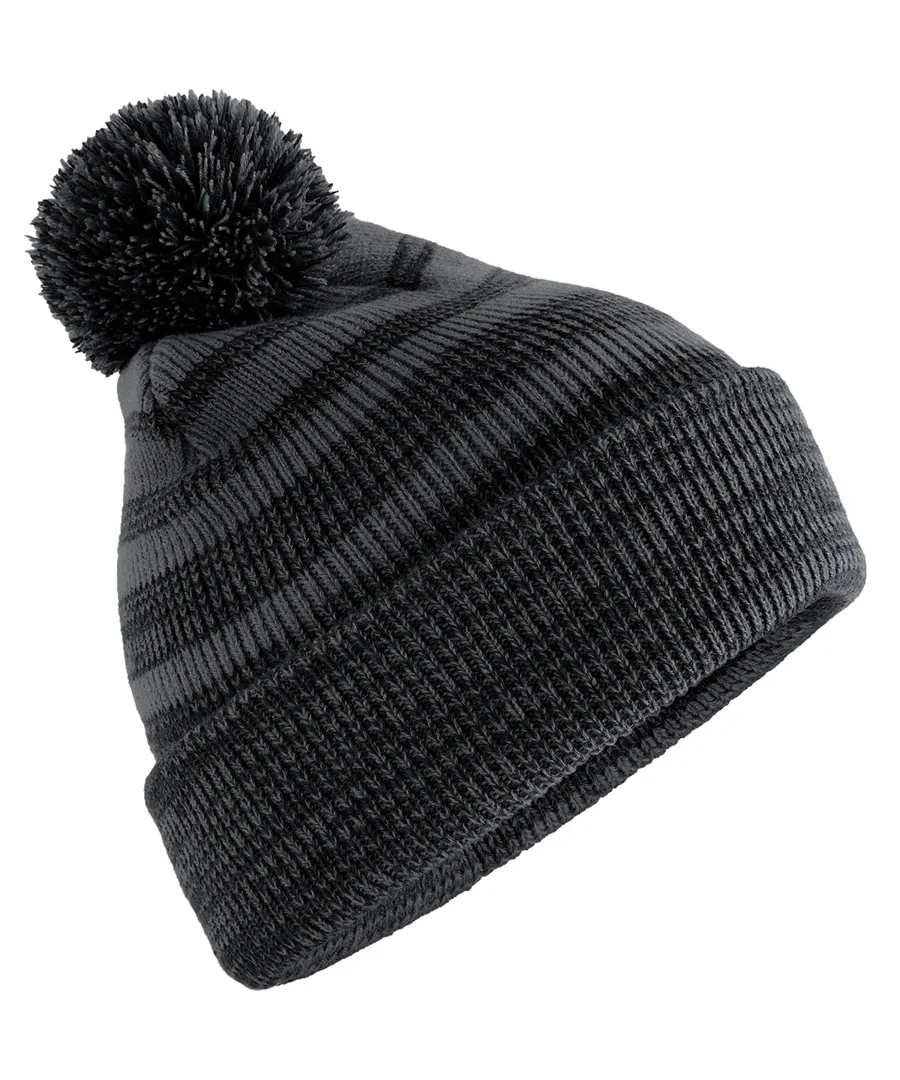 Team stripe beanie – Graphite Grey/Black