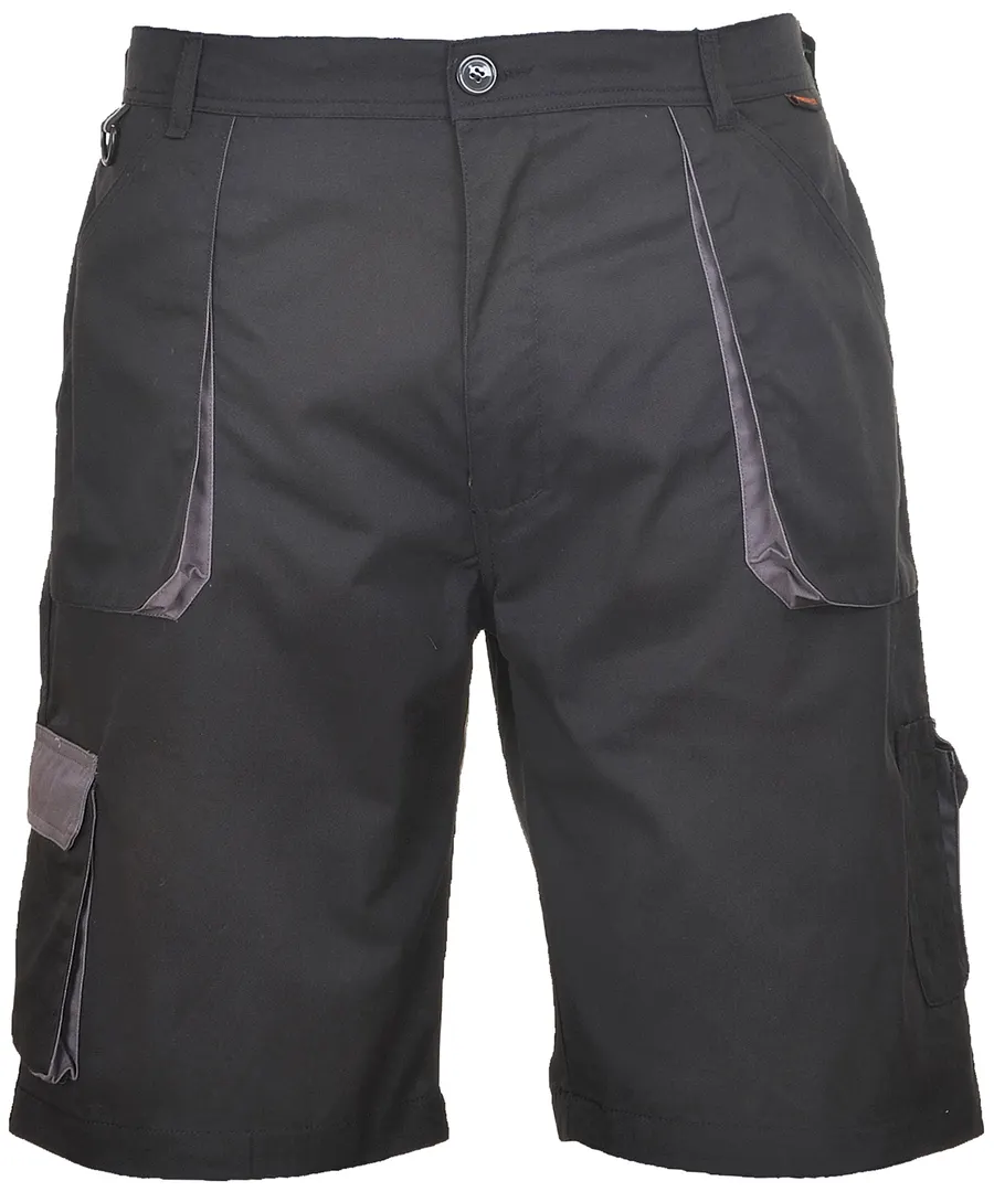 Portwest Texo contrast shorts (TX14) – Black/Grey