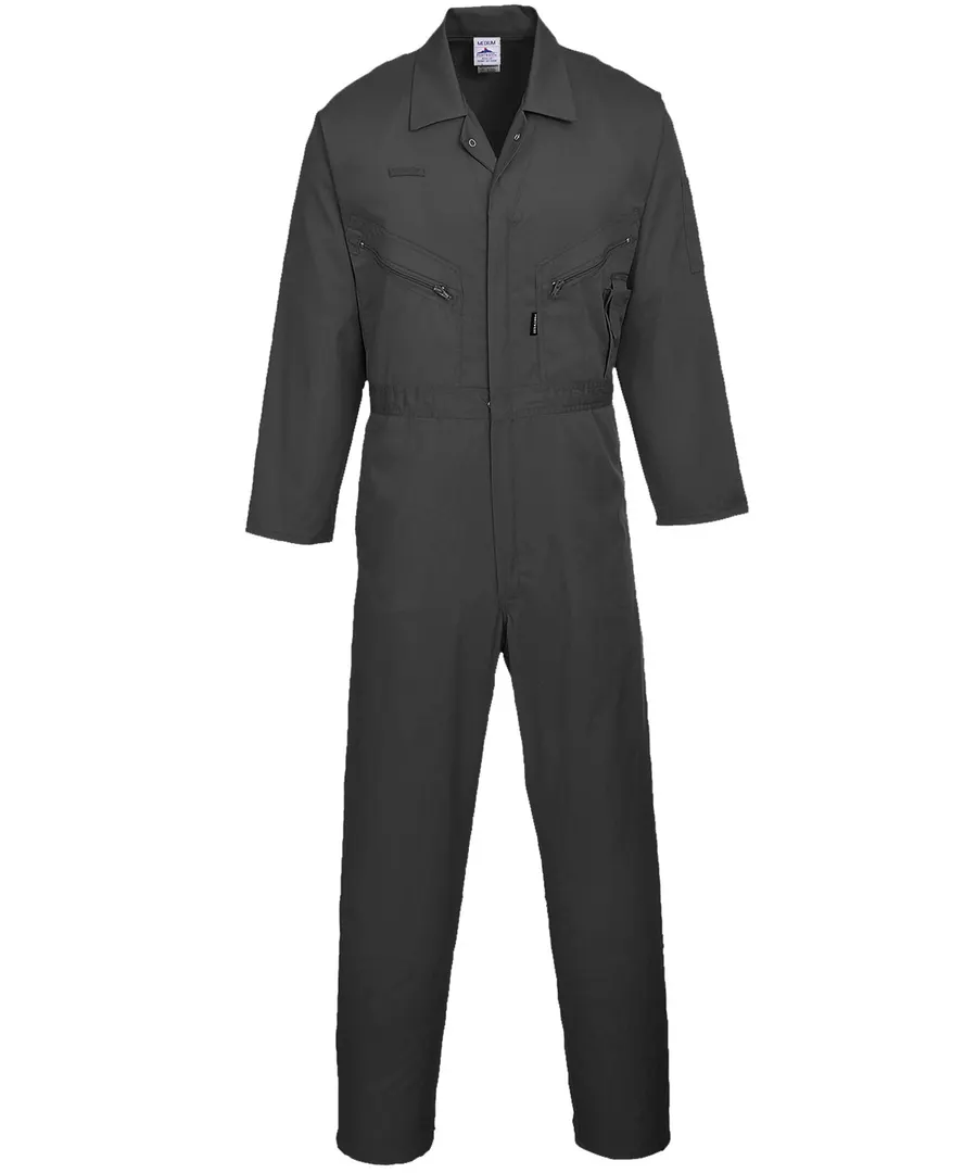 Liverpool zip coverall (C813) – Black